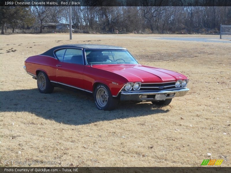 Red / Black 1969 Chevrolet Chevelle Malibu