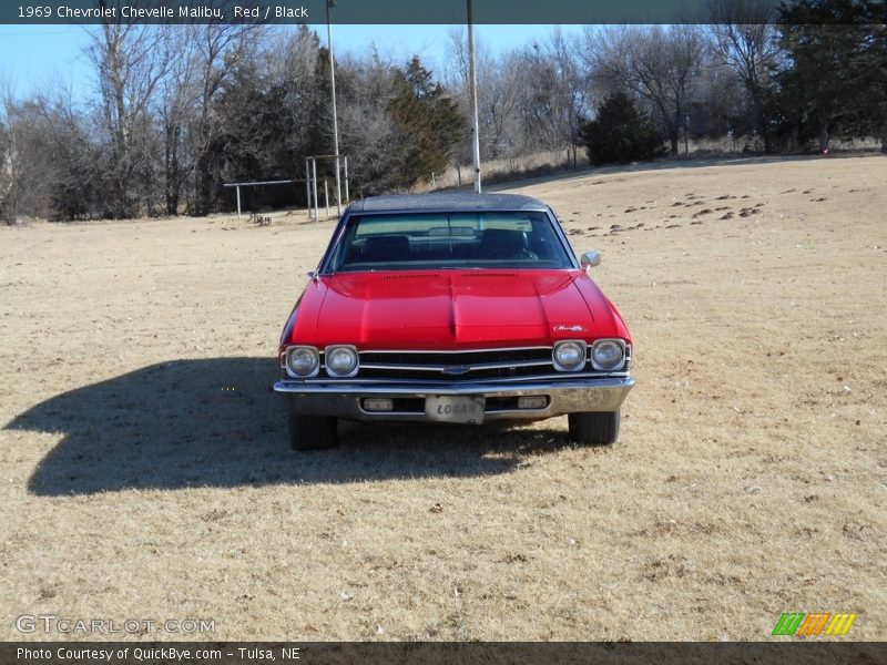 Red / Black 1969 Chevrolet Chevelle Malibu