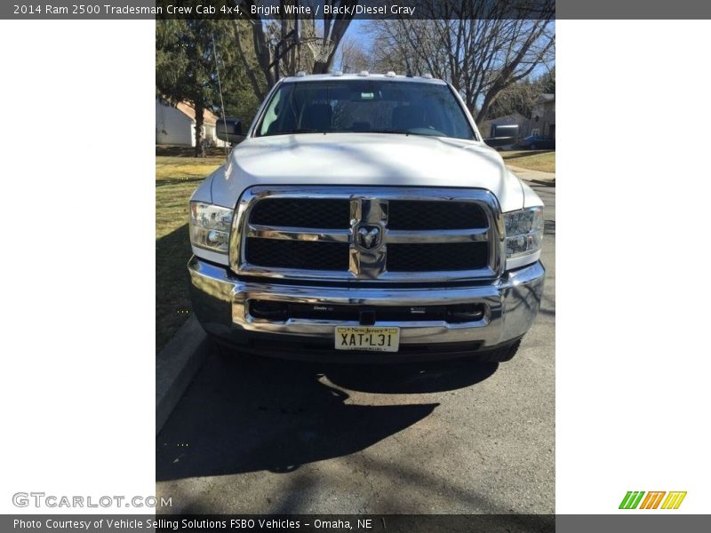 Bright White / Black/Diesel Gray 2014 Ram 2500 Tradesman Crew Cab 4x4