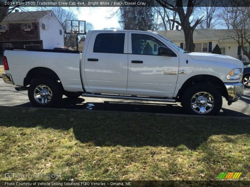 Bright White / Black/Diesel Gray 2014 Ram 2500 Tradesman Crew Cab 4x4