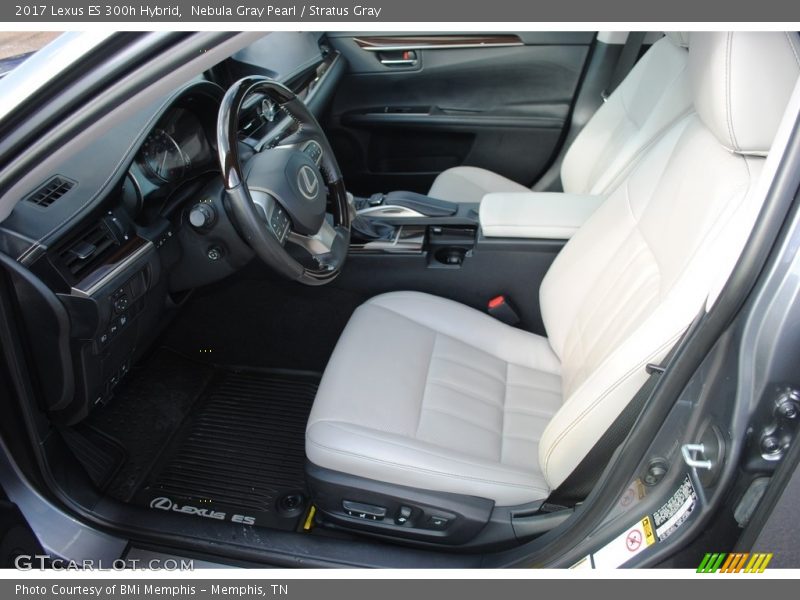 Nebula Gray Pearl / Stratus Gray 2017 Lexus ES 300h Hybrid