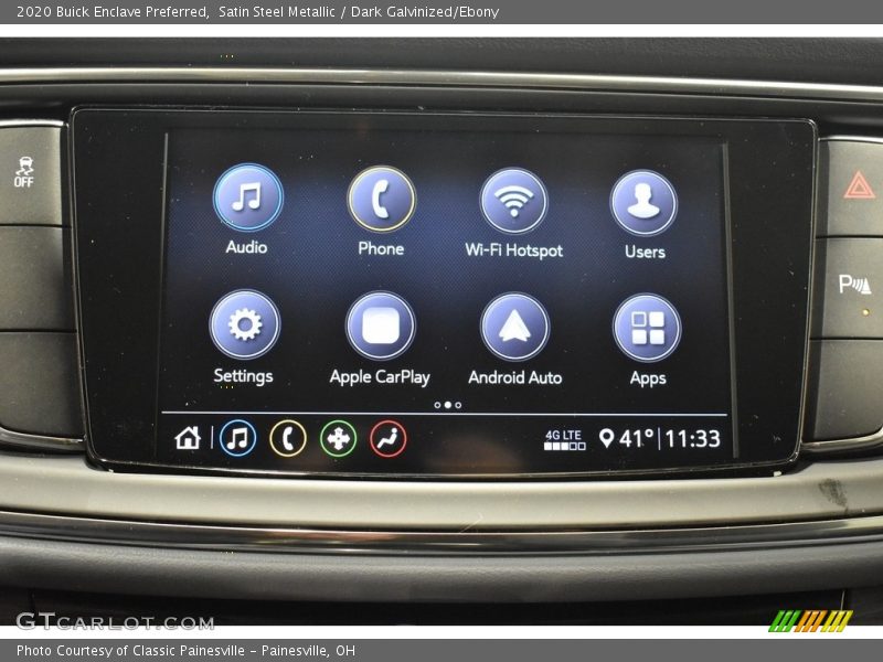 Satin Steel Metallic / Dark Galvinized/Ebony 2020 Buick Enclave Preferred