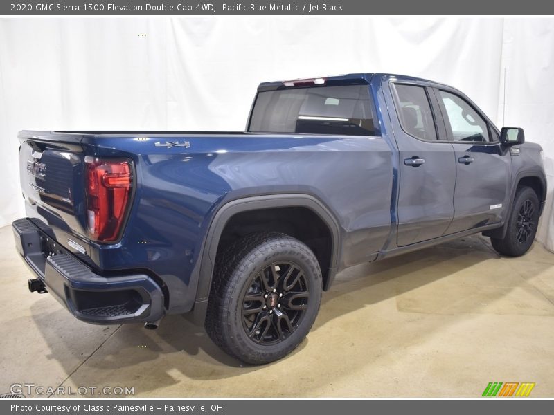 Pacific Blue Metallic / Jet Black 2020 GMC Sierra 1500 Elevation Double Cab 4WD