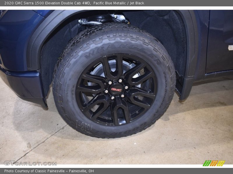 Pacific Blue Metallic / Jet Black 2020 GMC Sierra 1500 Elevation Double Cab 4WD