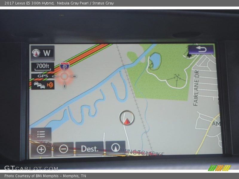 Nebula Gray Pearl / Stratus Gray 2017 Lexus ES 300h Hybrid