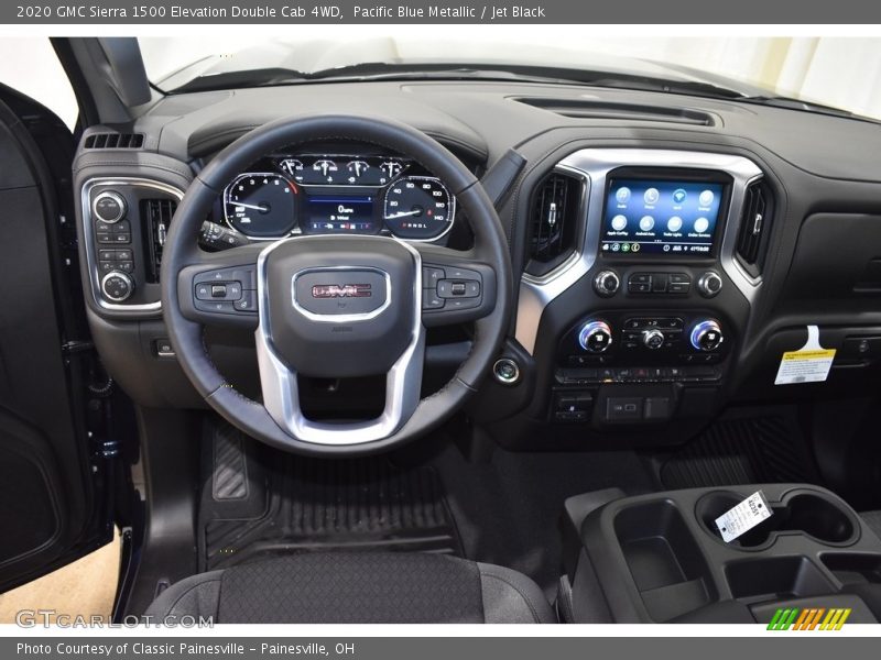 Pacific Blue Metallic / Jet Black 2020 GMC Sierra 1500 Elevation Double Cab 4WD