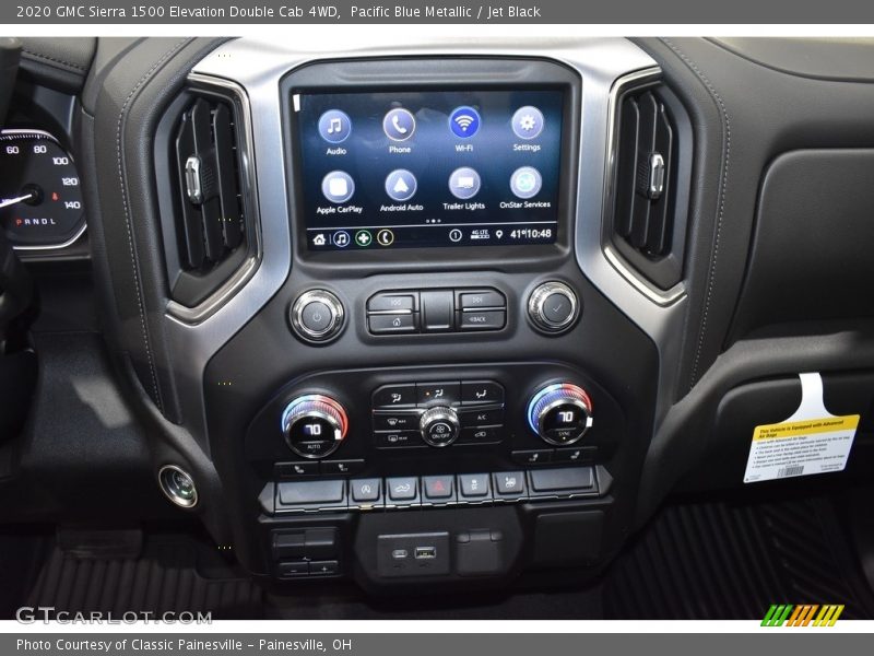 Pacific Blue Metallic / Jet Black 2020 GMC Sierra 1500 Elevation Double Cab 4WD