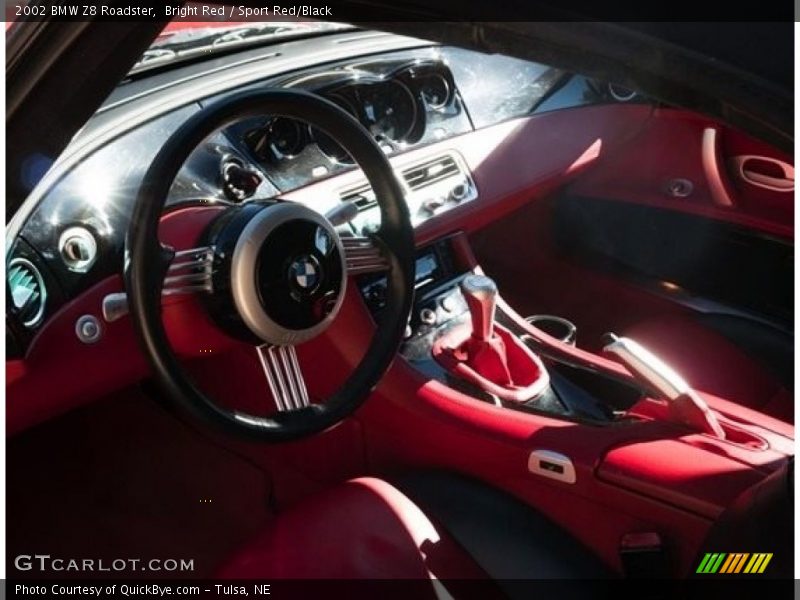 Bright Red / Sport Red/Black 2002 BMW Z8 Roadster