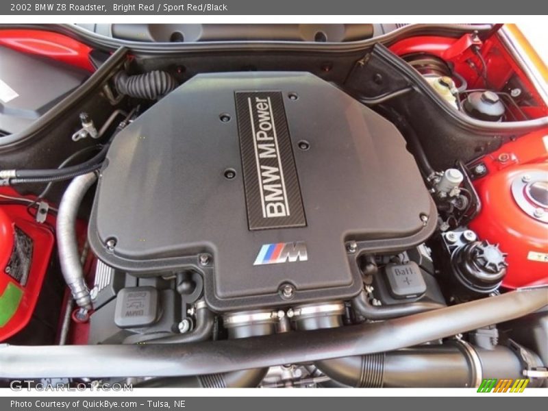 Bright Red / Sport Red/Black 2002 BMW Z8 Roadster