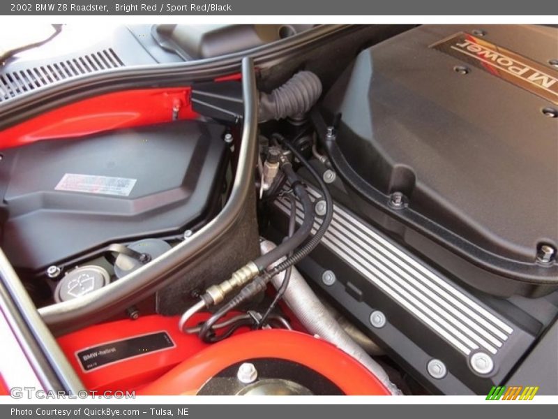 Bright Red / Sport Red/Black 2002 BMW Z8 Roadster