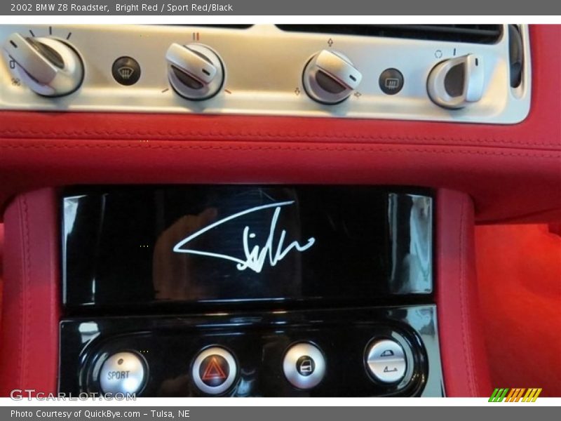 Bright Red / Sport Red/Black 2002 BMW Z8 Roadster