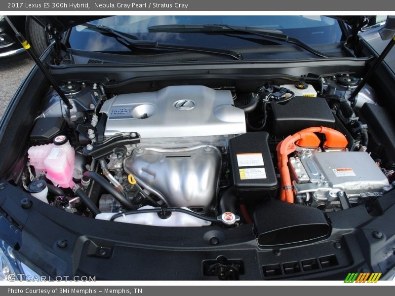 Nebula Gray Pearl / Stratus Gray 2017 Lexus ES 300h Hybrid