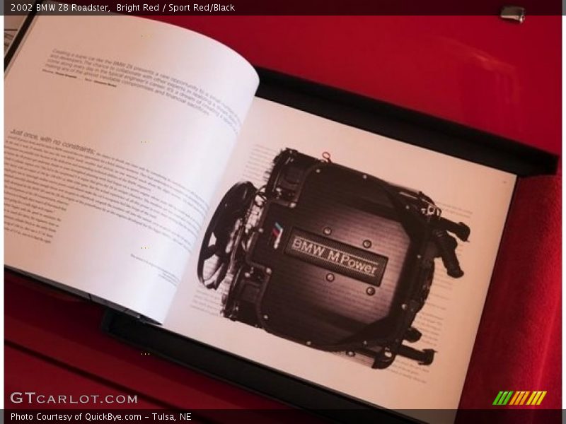 Bright Red / Sport Red/Black 2002 BMW Z8 Roadster