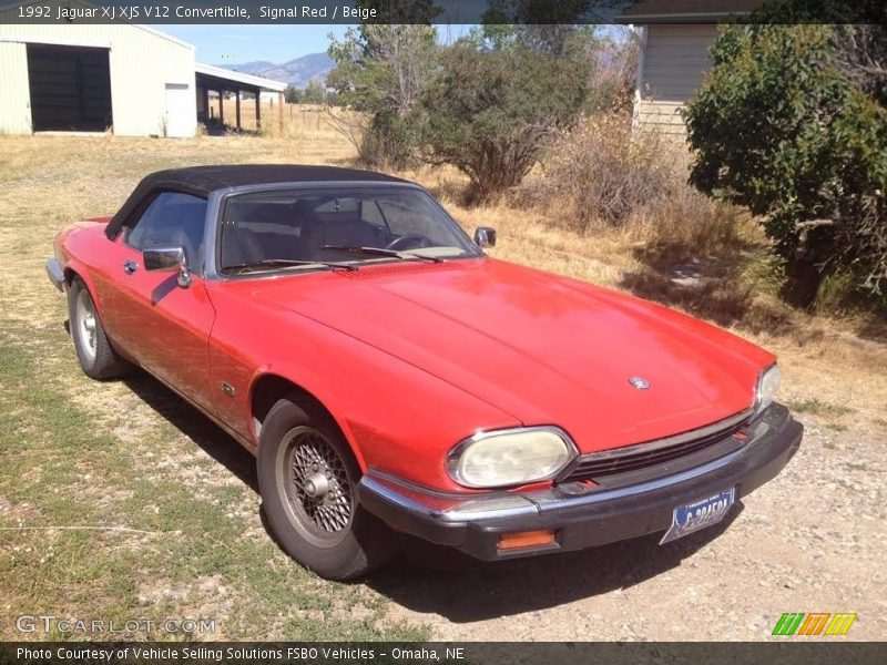 Front 3/4 View of 1992 XJ XJS V12 Convertible