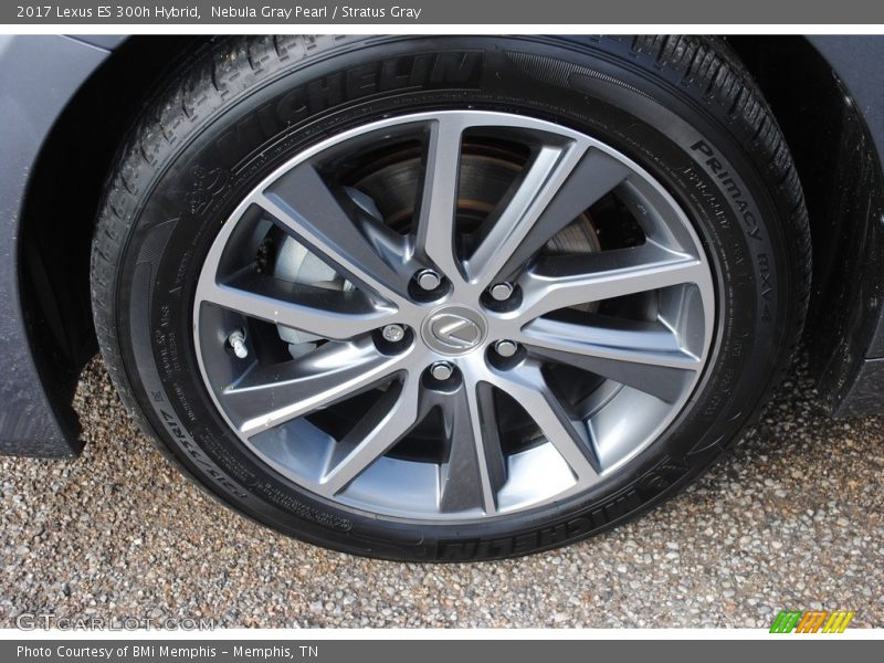 Nebula Gray Pearl / Stratus Gray 2017 Lexus ES 300h Hybrid