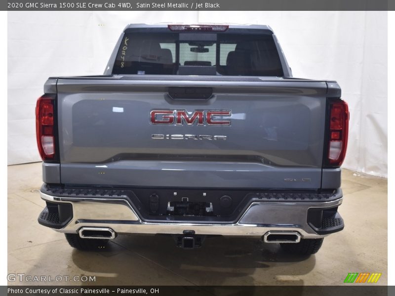 Satin Steel Metallic / Jet Black 2020 GMC Sierra 1500 SLE Crew Cab 4WD