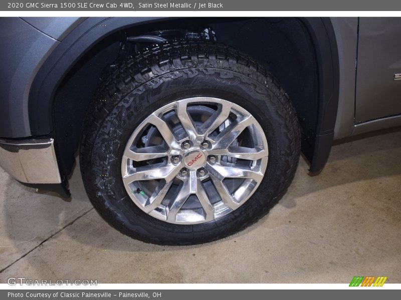 Satin Steel Metallic / Jet Black 2020 GMC Sierra 1500 SLE Crew Cab 4WD