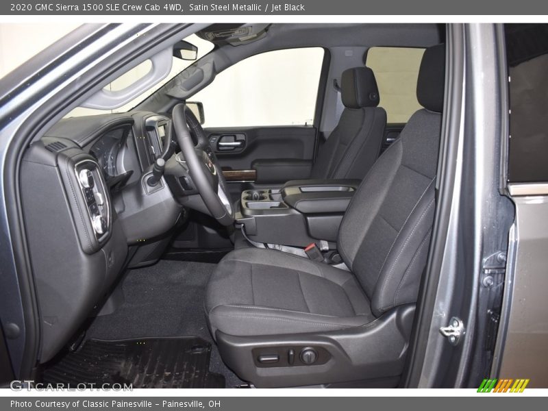 Satin Steel Metallic / Jet Black 2020 GMC Sierra 1500 SLE Crew Cab 4WD