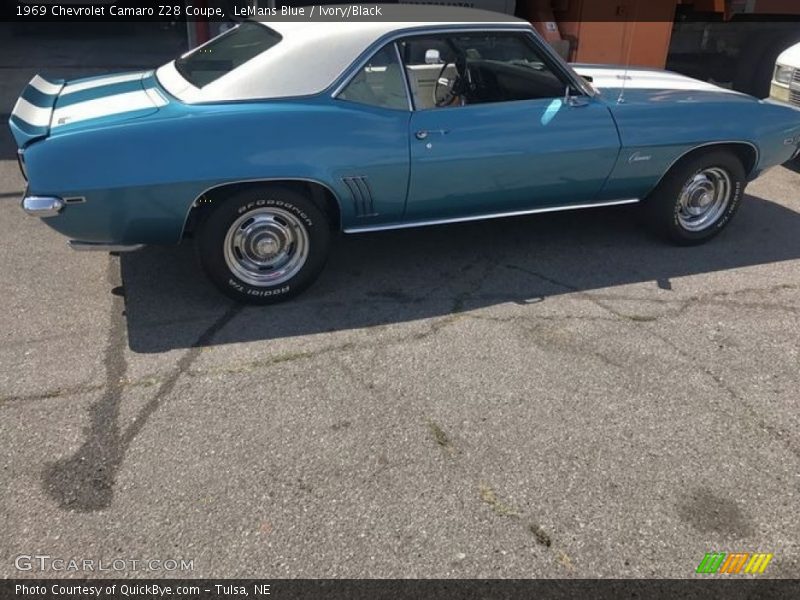 LeMans Blue / Ivory/Black 1969 Chevrolet Camaro Z28 Coupe