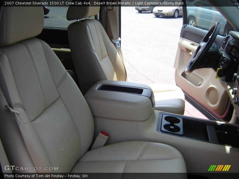 Desert Brown Metallic / Light Cashmere/Ebony Black 2007 Chevrolet Silverado 1500 LT Crew Cab 4x4