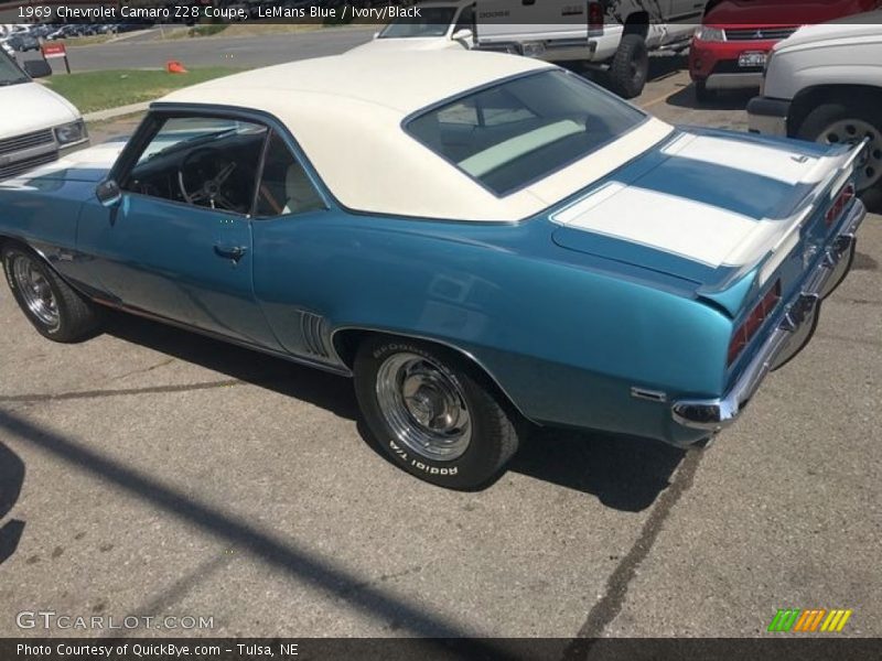 LeMans Blue / Ivory/Black 1969 Chevrolet Camaro Z28 Coupe