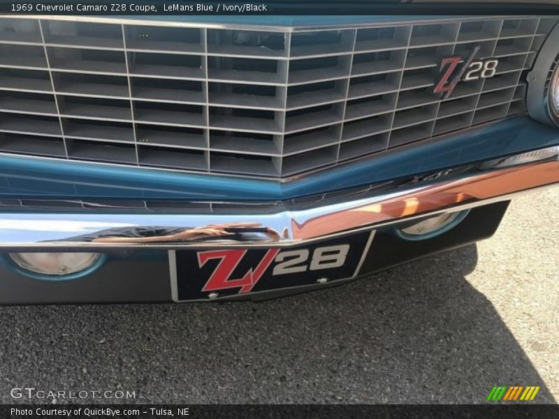 LeMans Blue / Ivory/Black 1969 Chevrolet Camaro Z28 Coupe