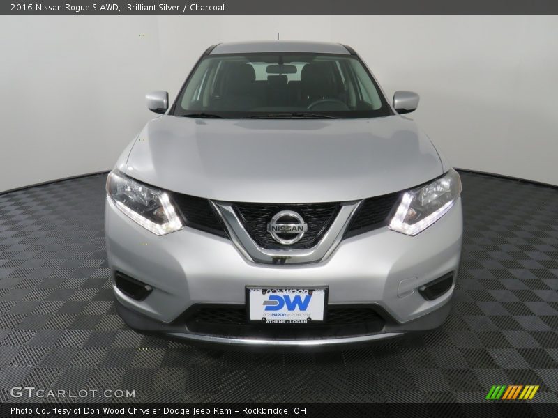 Brilliant Silver / Charcoal 2016 Nissan Rogue S AWD
