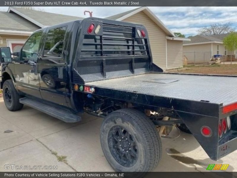 Tuxedo Black Metallic / Steel 2013 Ford F350 Super Duty XLT Crew Cab 4x4
