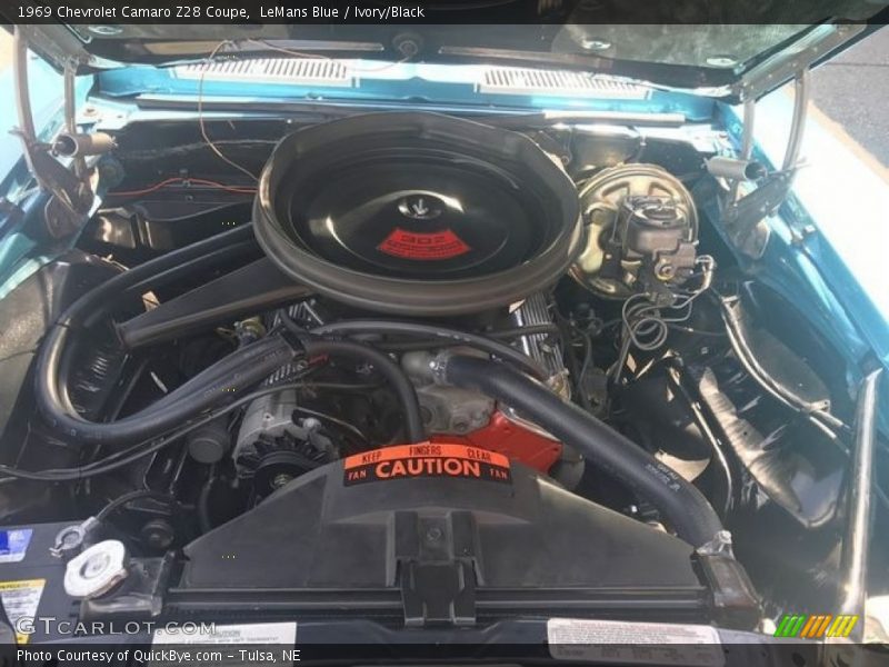  1969 Camaro Z28 Coupe Engine - 302 cid Turbo-Fire OHV 16-Valve V8