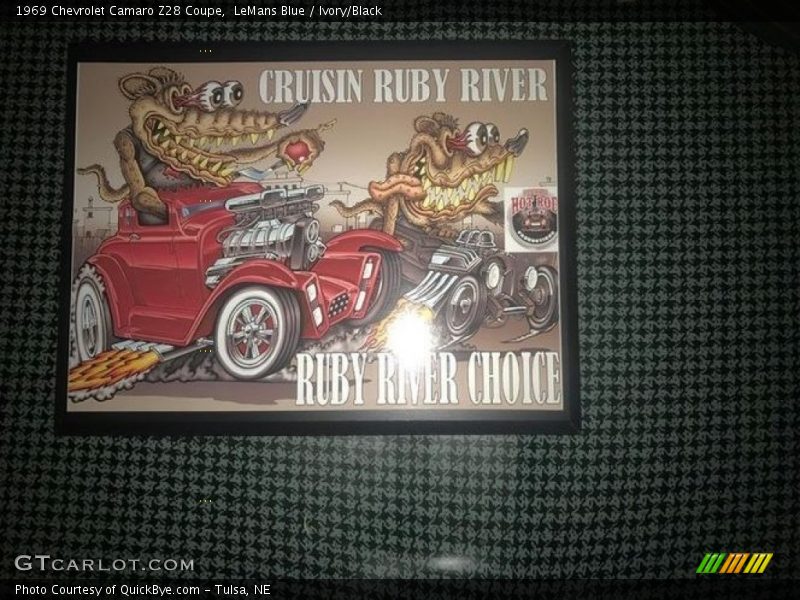 LeMans Blue / Ivory/Black 1969 Chevrolet Camaro Z28 Coupe