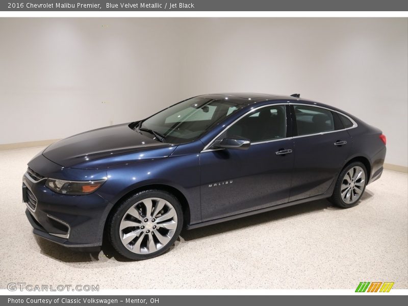 Blue Velvet Metallic / Jet Black 2016 Chevrolet Malibu Premier