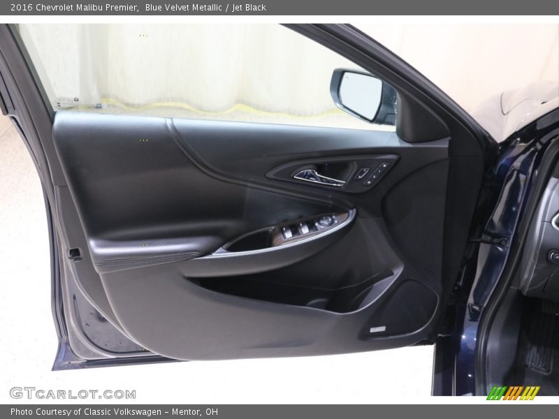 Blue Velvet Metallic / Jet Black 2016 Chevrolet Malibu Premier