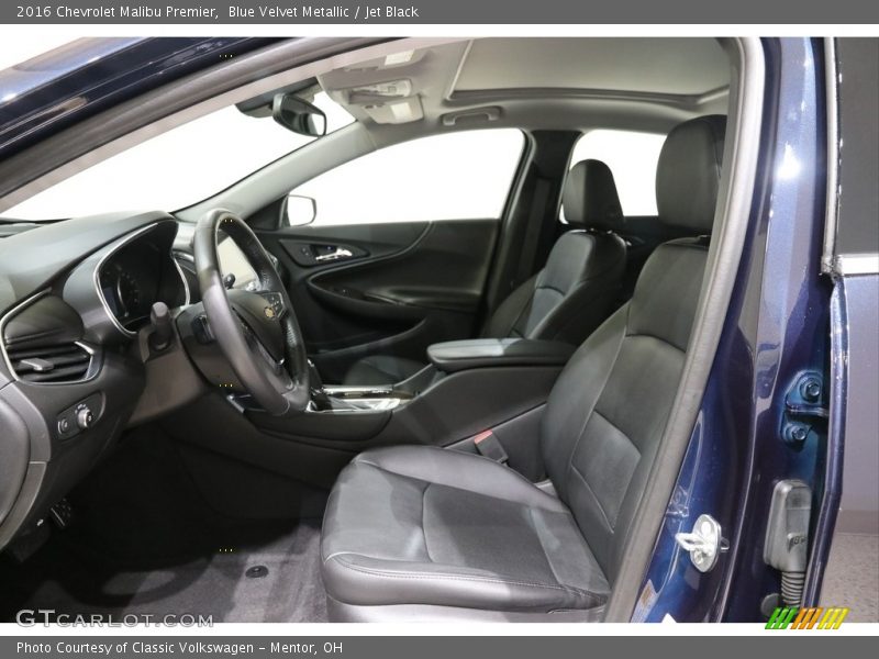 Blue Velvet Metallic / Jet Black 2016 Chevrolet Malibu Premier