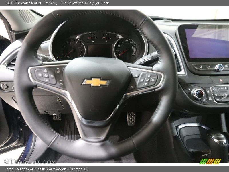 Blue Velvet Metallic / Jet Black 2016 Chevrolet Malibu Premier
