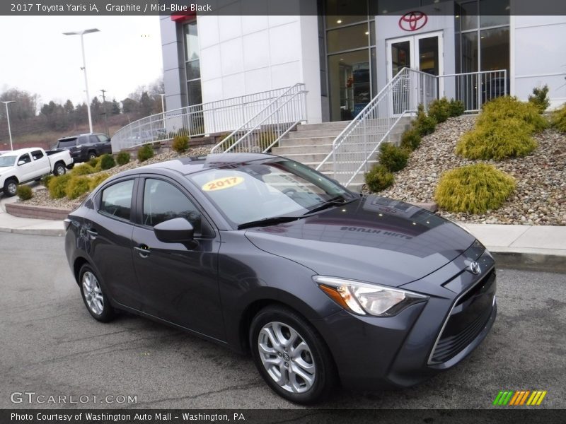 Graphite / Mid-Blue Black 2017 Toyota Yaris iA