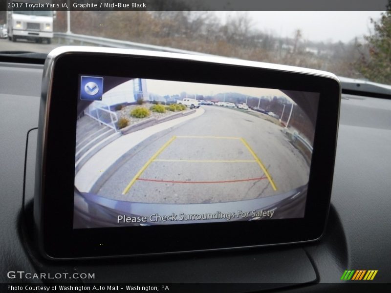 Graphite / Mid-Blue Black 2017 Toyota Yaris iA