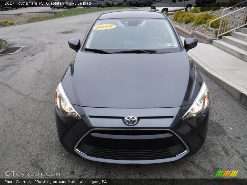 Graphite / Mid-Blue Black 2017 Toyota Yaris iA