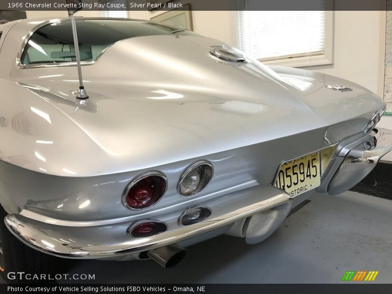 Silver Pearl / Black 1966 Chevrolet Corvette Sting Ray Coupe