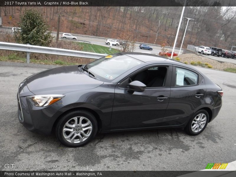 Graphite / Mid-Blue Black 2017 Toyota Yaris iA