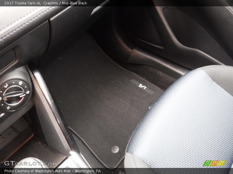 Graphite / Mid-Blue Black 2017 Toyota Yaris iA