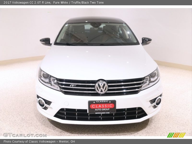 Pure White / Truffle/Black Two Tone 2017 Volkswagen CC 2.0T R Line