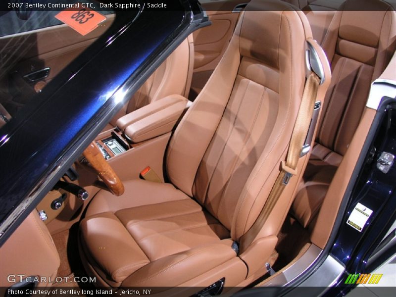 Dark Sapphire / Saddle 2007 Bentley Continental GTC