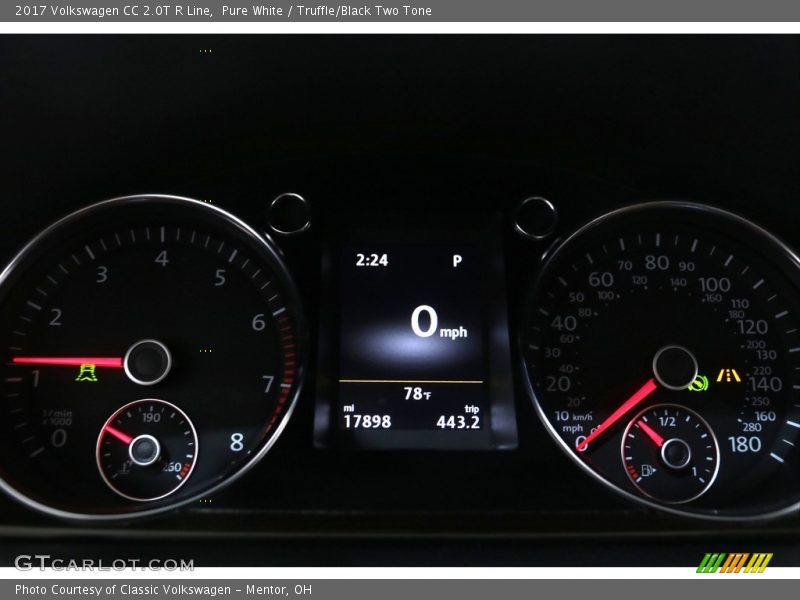 Pure White / Truffle/Black Two Tone 2017 Volkswagen CC 2.0T R Line