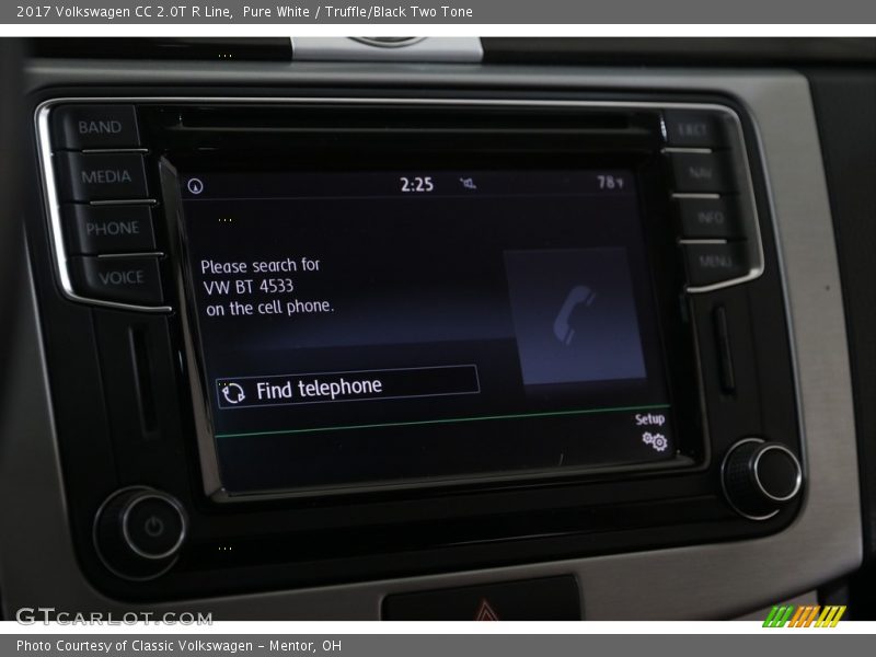 Pure White / Truffle/Black Two Tone 2017 Volkswagen CC 2.0T R Line
