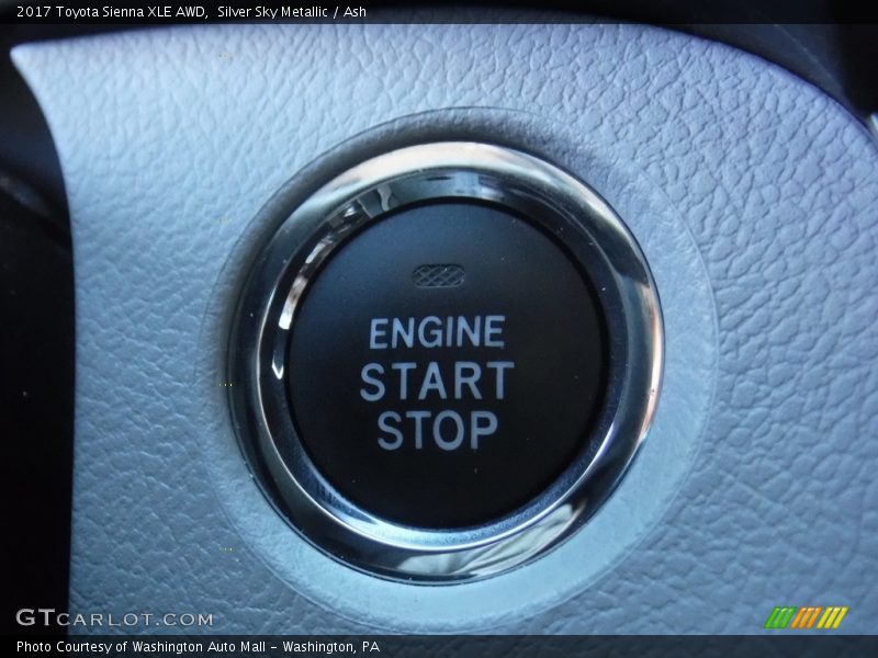 Silver Sky Metallic / Ash 2017 Toyota Sienna XLE AWD