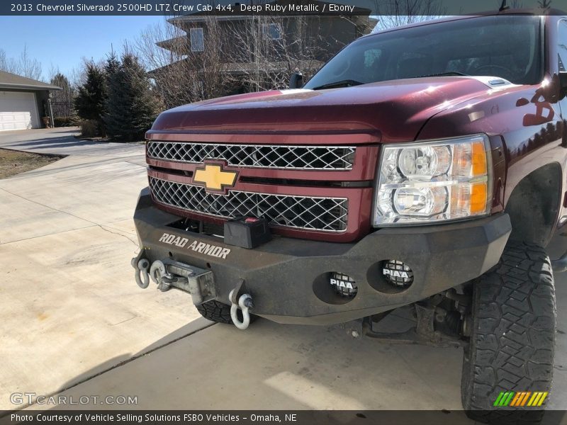 Deep Ruby Metallic / Ebony 2013 Chevrolet Silverado 2500HD LTZ Crew Cab 4x4