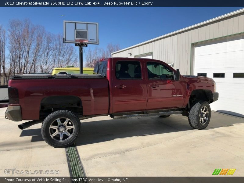 Deep Ruby Metallic / Ebony 2013 Chevrolet Silverado 2500HD LTZ Crew Cab 4x4