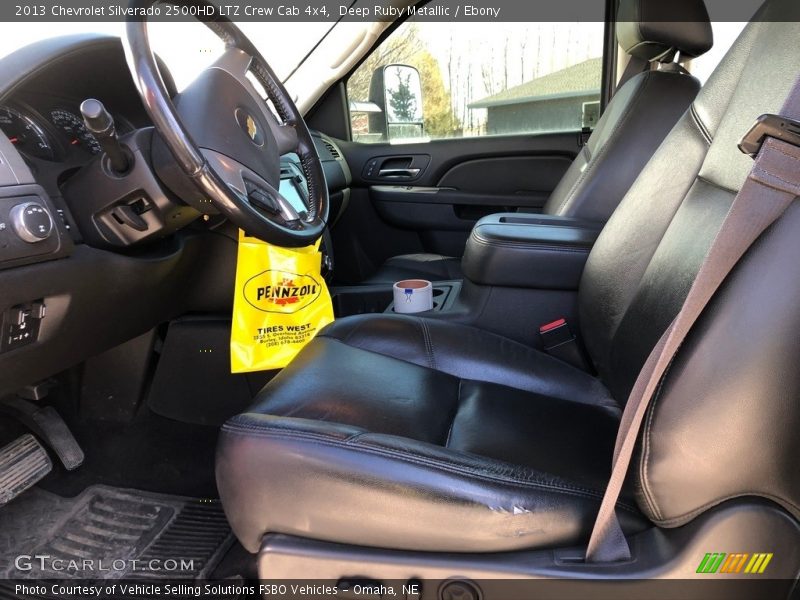 Deep Ruby Metallic / Ebony 2013 Chevrolet Silverado 2500HD LTZ Crew Cab 4x4