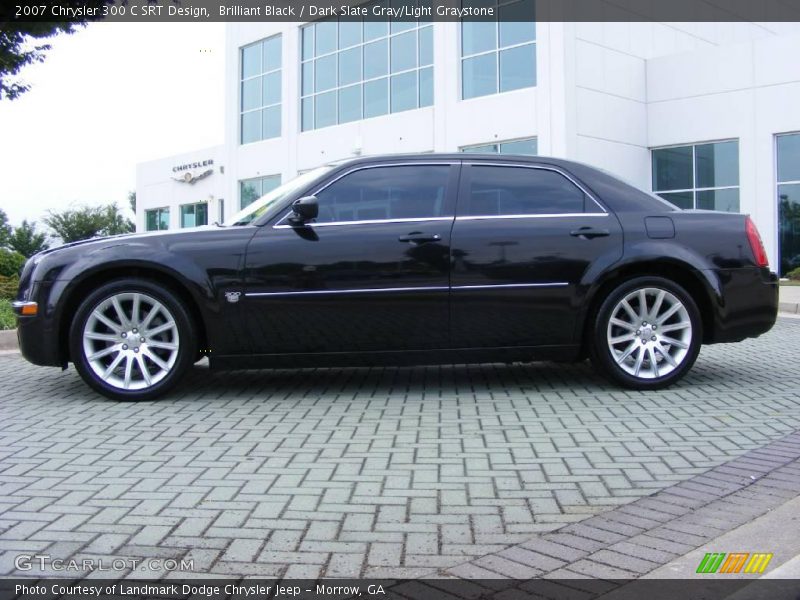 Brilliant Black / Dark Slate Gray/Light Graystone 2007 Chrysler 300 C SRT Design