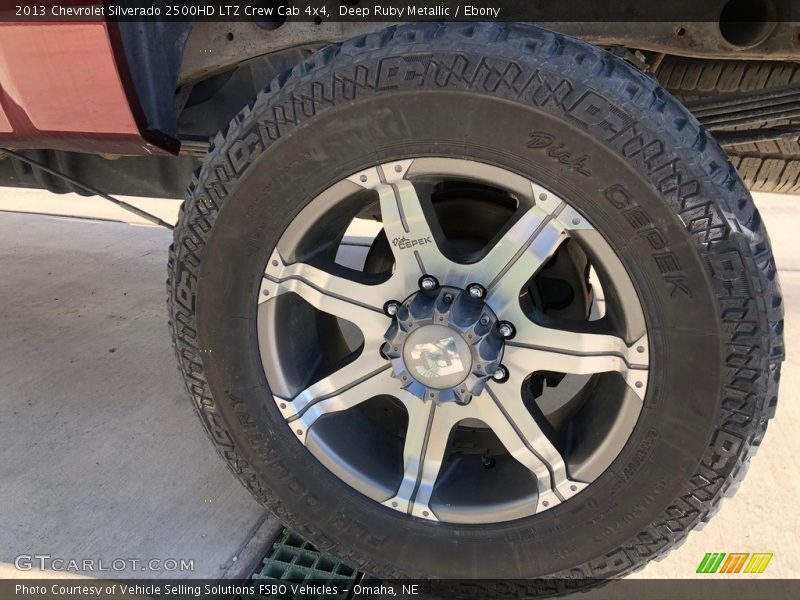 Deep Ruby Metallic / Ebony 2013 Chevrolet Silverado 2500HD LTZ Crew Cab 4x4